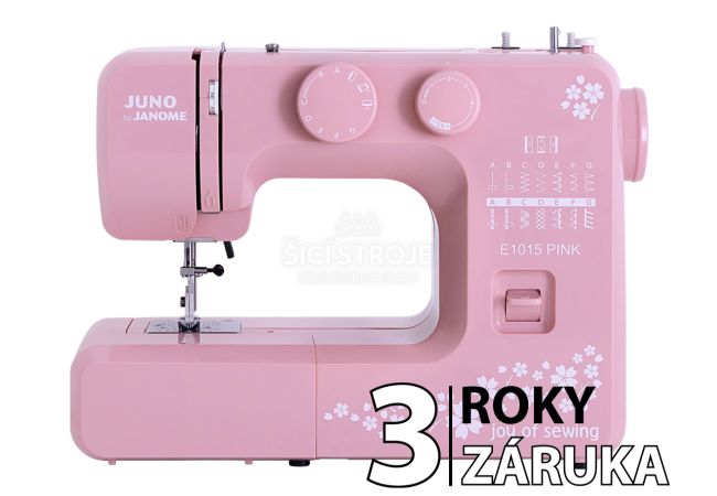 Šicí stroj JANOME JUNO E1015 PINK