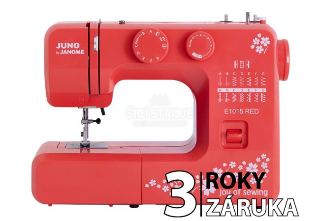 Šicí stroj JANOME JUNO E1015 RED