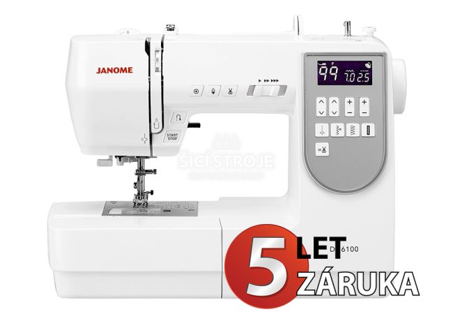 Šicí stroj JANOME DC6100 + přídavný stolek