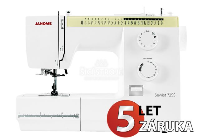 Šicí stroj JANOME SEWIST 725S