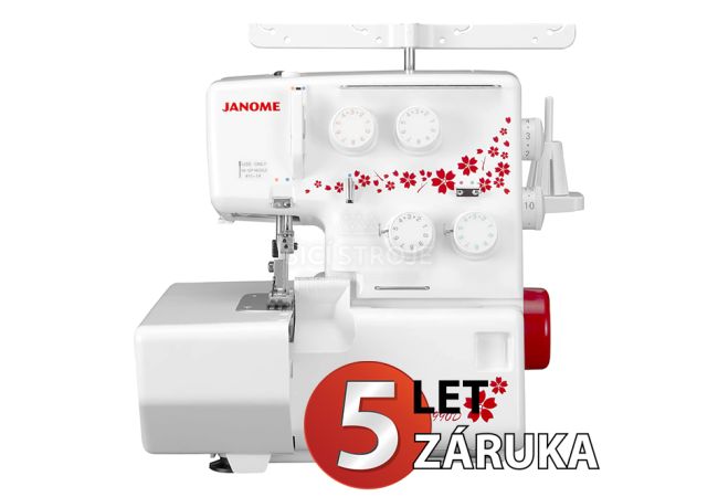 Overlock JANOME 990D + 4 patky ZDARMA!