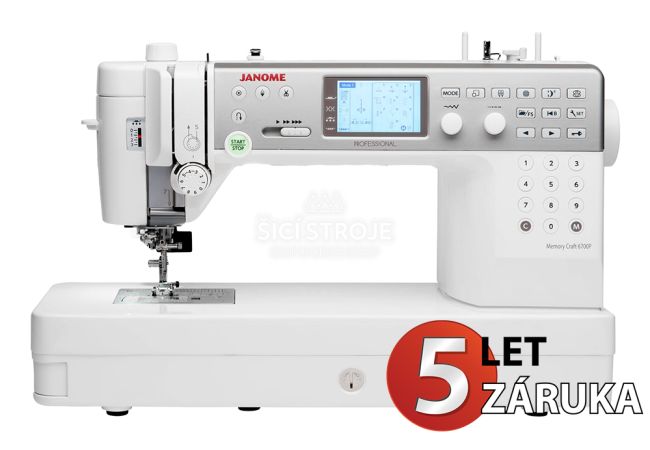 Šicí stroj JANOME MEMORY CRAFT 6700 PROFESSIONAL XXL