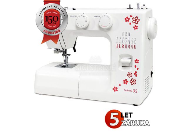 JANOME SAKURA 95 náhradní díly a servis