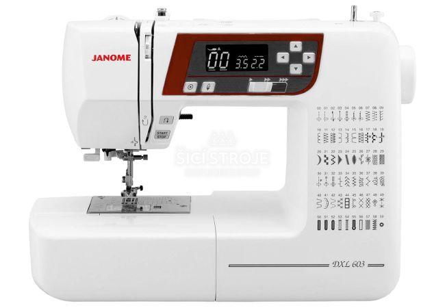 Šicí stroj JANOME 603 DXL (2160) - rozbalené