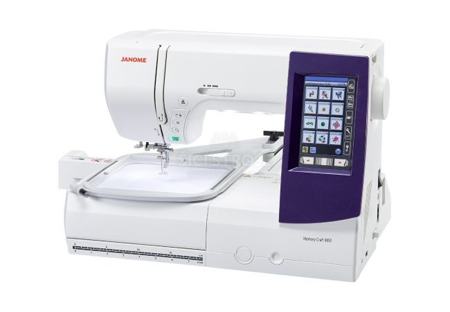 JANOME MC 9850 - šicí a vyšívací stroj velikosti XL