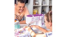 Šicí stroj TEXI JOY 1302 PURPLE - šicí stroj i pro děti