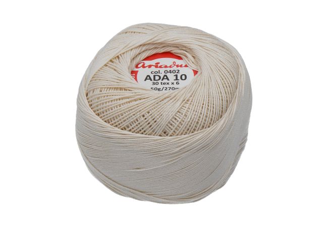 Příze pro frivolitky Ada 10 50 g - 0402