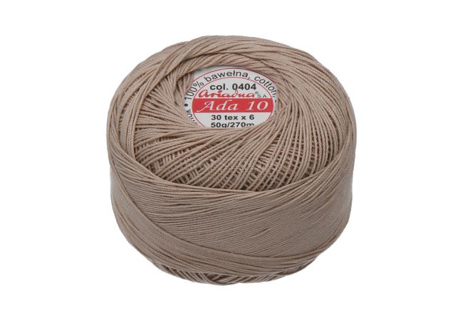 Příze pro frivolitky Ada 10 50 g - 0404