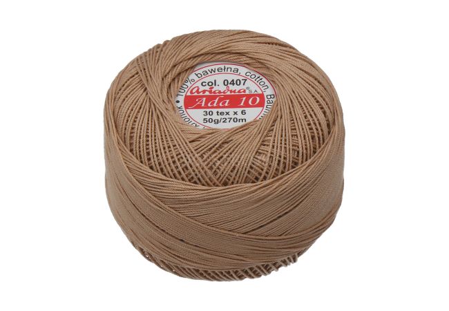 Příze pro frivolitky Ada 10 50 g - 0407