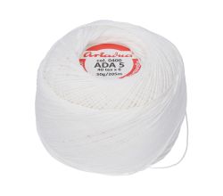 Příze pro frivolitky Ada 5 50 g - 0400