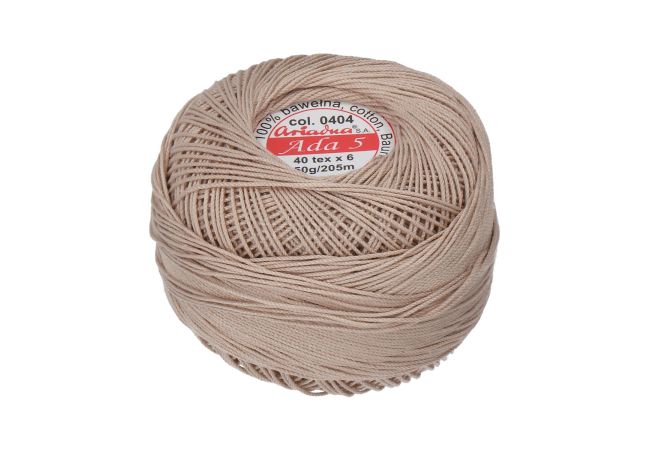 Příze pro frivolitky Ada 5 50 g - 0404