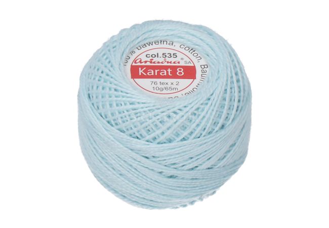 Háčkovací příze Karat 8 10 g - 1639