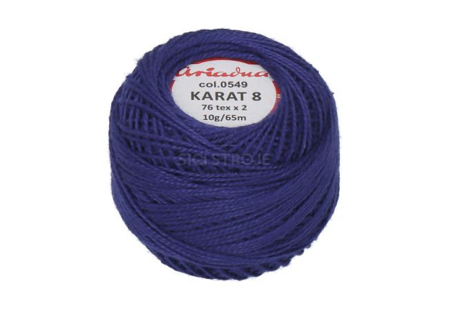 Háčkovací příze Karat 8 10 g - 1625