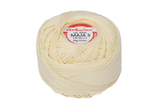 Háčkovací příze Maja 5 50 g - 0331