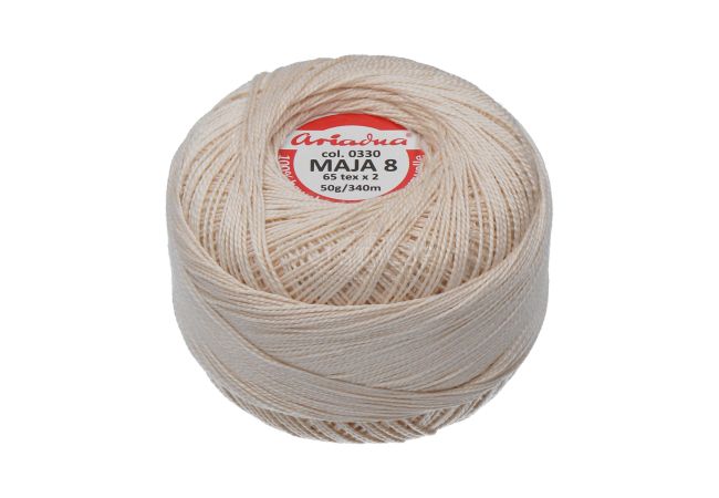 Háčkovací příze Maja 8 50 g - 0330