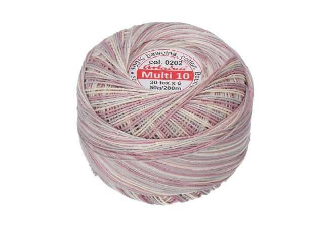 Vícebarevná příze Multi 10 50 g - 0202