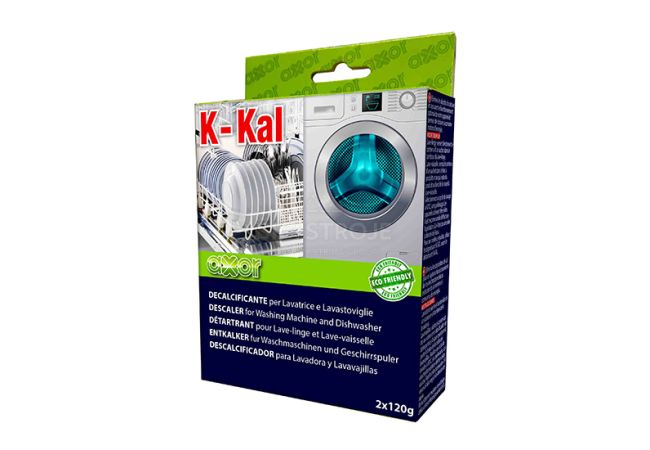 Axor K-KAL práškový odstraňovač vodního kamene, pračky a myčky nádobí 2 x 120 g