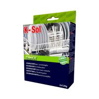 Axor K-SOL práškový odmašťovač pro pračky a myčky nádobí 2 x 120 g