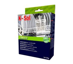 Axor K-SOL práškový odmašťovač pro pračky a myčky nádobí 2 x 120 g