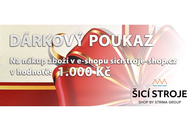 Dárkový poukaz 1000 Kč