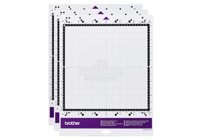 Sada 3 ks standardních podložek 12x12 palců pro plotry Brother SDX