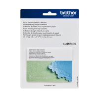 Karta se vzory pro dírkování papíru pro plotry Brother