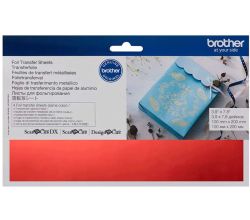 Kovová fólie červená pro plotry Brother