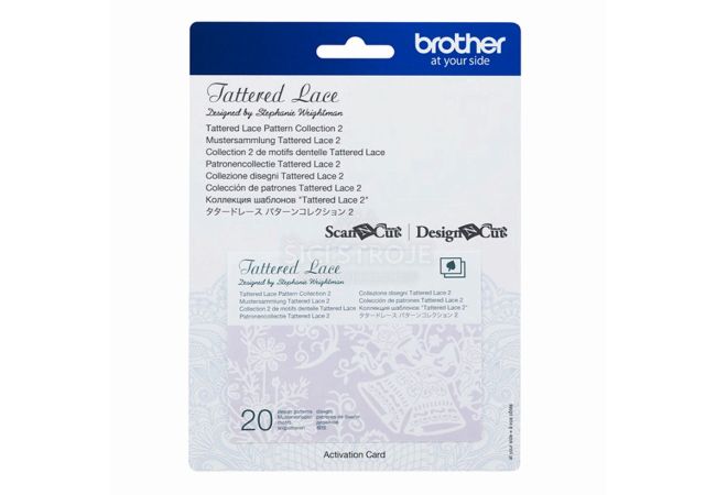 Krajkové vzory Karta 02 pro plotry Brother