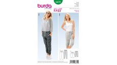 Střih Burda 6659 - Teplákové kalhoty, tepláky