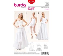 Střih Burda 6739 - Spodnička