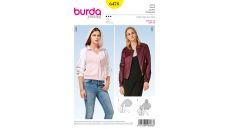 Střih Burda 6478 - Bomber, bunda s kapucí