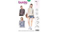 Střih Burda 6406 - Mikina, mikina s kapucí