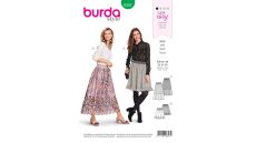 Střih Burda 6357 - Nabíraná sukně, sukně se spodničkou, tylová sukně