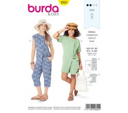 Střih Burda 9325 - Dětský overal