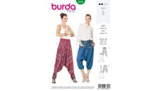 Střih Burda 6316 - Harémové kalhoty, turecké kalhoty