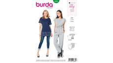 Střih Burda 6330 - Tričko, dlouhé tričko, tunika