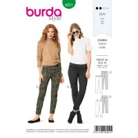 Střih Burda 6251 - Legíny, úzké strečové kalhoty