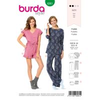 Střih Burda 6261 - Pyžamo, domácí oblečení
