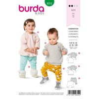 Střih Burda 9312 - Dětská mikina, teplákové kalhoty