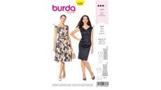 Střih Burda 6236 - Šaty Etui, pouzdrové šaty