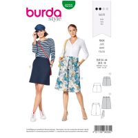 Střih Burda 6235 - Áčková sukně s kapsami