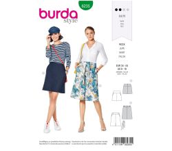 Střih Burda 6235 - Áčková sukně s kapsami