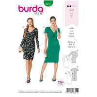 Střih Burda 6211 - žerzejové šaty