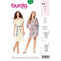 Střih Burda 6206 - Pohodlné letní šaty