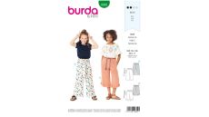 Střih Burda 9302 - Dětské letní kalhoty