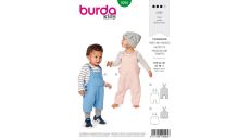 Střih Burda 9295 - Dětské laclové kalhoty
