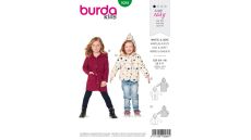 Střih Burda 9289 - Dětský kabát s kapucí
