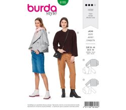 Střih Burda 6185 - Sako, krátký kabát