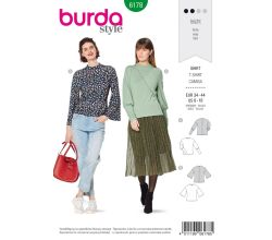Střih Burda 6178 - Halenka, tričko