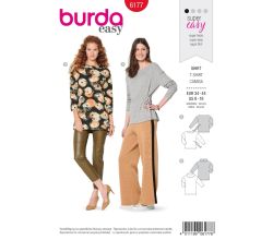 Střih Burda 6177 - Tričko, rolák
